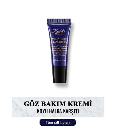 Kiehl's Midnight Recovery Anti-Fatigue & Anti-Dark Circle Night Eye Cream 15 ml