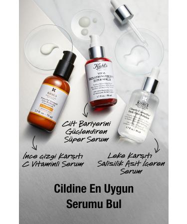 Kiehl's Powerful-Strength Anti-Wrinkle Serum - With Vitamin C and Hyaluronic Acid 50 ml - Buy Online on GoSupps.com