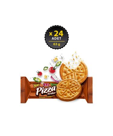 Eti Pizza Cracker Legendary Taste 63 g x 24 Pieces