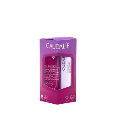 Caudalie The Des Vignes Hand and Nail Cream 30 Ml + Lip Cream 4.5 Gr