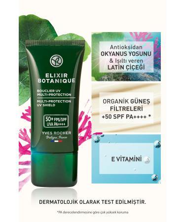Yves Rocher Detoxifying Anti-Aging Face Cream with 50 SPF-30ml - Buy Online on GoSupps.com