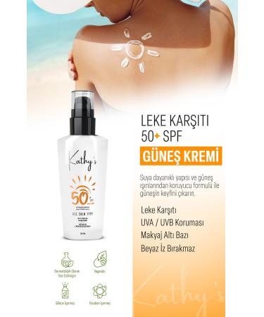 kathy's paris anti-blemish brightening spf 50+ body and face sunscreen 125ml - Buy Online on GoSupps.com