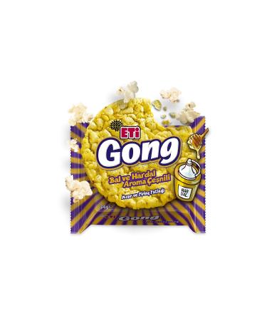 Eti Gong Honey and Mustard Flavored Corn and Rice Crisps 34 g x 18 Pieces - Buy Online on GoSupps.com