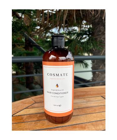 Cosmate Intensive Keratin Containing Argan & Olive Oil Herbal Hair Care Cream 500 ml - Buy Online on GoSupps.com