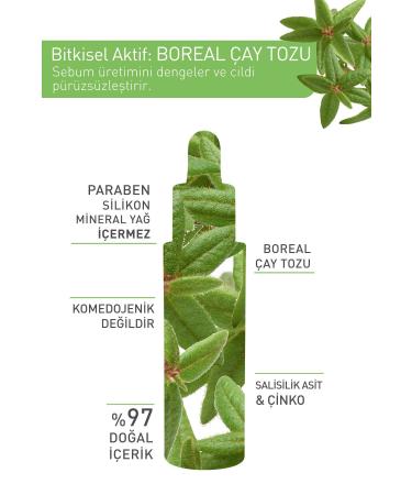 Yves Rocher Sebo Vegetal Antioxidant Oil Balancing Serum for Combination and Oily Skin - Zinc & Salicylic Acid - 30ml - Buy Online on GoSupps.com