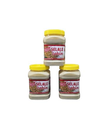 elale Tahini White Bran-Free 3x930 Gr (3 Pieces)