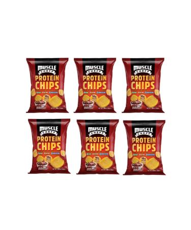 MUSCLE CHEFF Barbecue Flavored Protein Chips Pack of 6