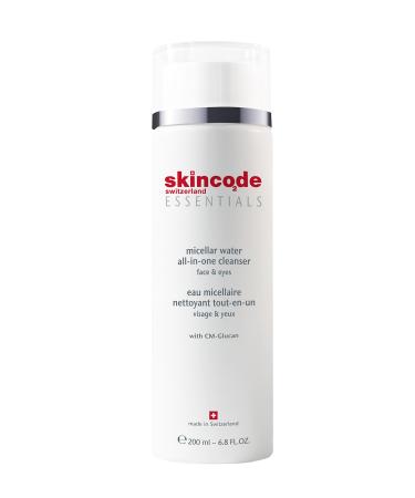 Skincode Face and Eye Cleansing Water - All-in-one Cleanser - Micellar Water 200 ml - Buy Online on GoSupps.com