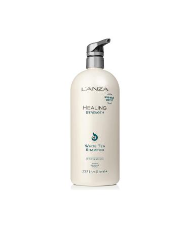 L'anza Healing Strength White Tea Strengthening Sulfate-Free Shampoo for Weak and Damaged Hair 1000ml