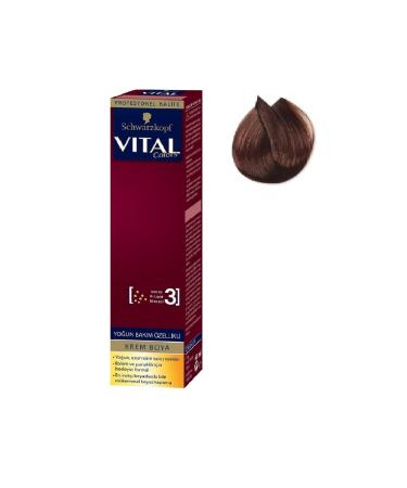 Schwarzkopf Vital Colors Cream Hair Dye 5-68 Dark Bronze Brown X 4 Pieces - Buy Online on GoSupps.com