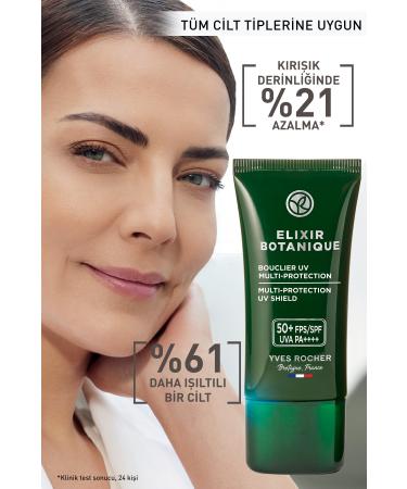 Yves Rocher Detoxifying Anti-Aging Face Cream with 50 SPF-30ml - Buy Online on GoSupps.com