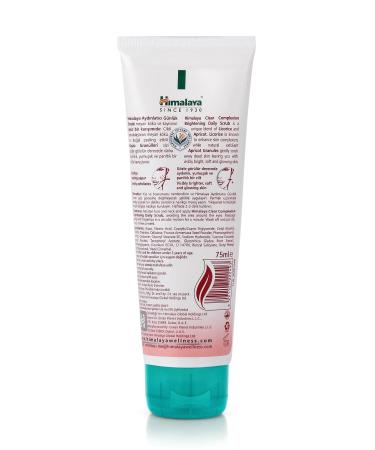 Himalaya Brightening Facial Cleanser Scrub Peeling Effect 75ml Hidden Beauty - Buy Online on GoSupps.com