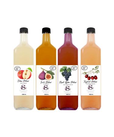 S heylaana Natural Apple Fig Grape and Cranberry Vinegar 1000 ml
