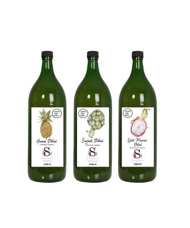 S heylaana Natural Pineapple Artichoke and Dragon Fruit Vinegar 2000 Ml