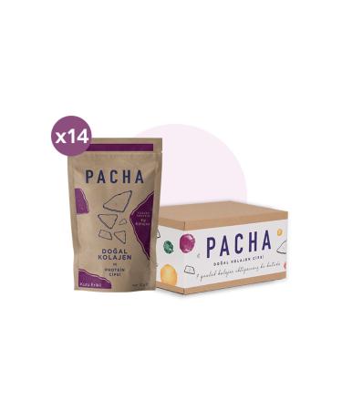 PACHA Natural Collagen and Protein Chips Monthly Box with Prunes