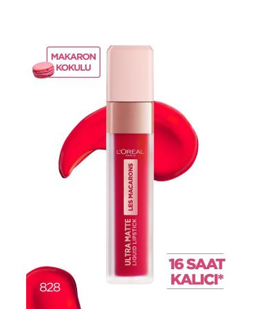 L'Oreal Paris Liquid Matte Lipstick - Les Macarons Ultra Matte Liquid Lipstick 826 Mademoiselle Mango 3600523729098