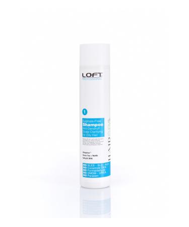 Loft Sulfate-Free Anti-dandruff Purifying + Anti-Dandruff Care Shampoo 300ml.