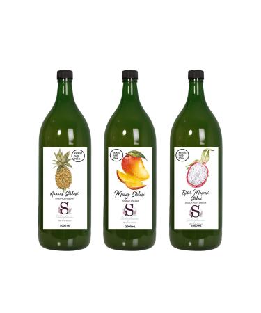 Suheylaana Natural Pineapple Mango and Dragon Fruit Vinegar 2000 Ml