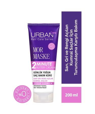 Urban Care Anti-Orange Purple Daily Intensive Hair Care Mask-200ml-vegan