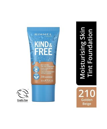 Rimmel London Vegan London Foundation Kind Free Dous Foundation Golden Beige No:210