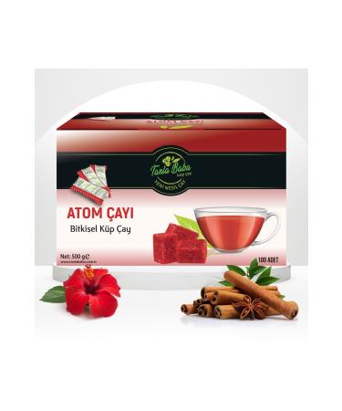 TanlaBaba Wrapped Atom Herbal Tea 500 gr Cube Tea Herbal Tea Natural Tea