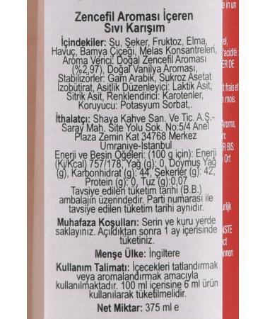 Starbucks Gingerbread Flavor Syrup 375 ml - 2023 New Year Special Megashopp - Buy Online on GoSupps.com