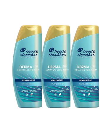 Head And Shoulders Derma X Pro Moisturizing Anti-Dandruff Shampoo For Dry Scalp 350 Mlx3 - Buy Online on GoSupps.com
