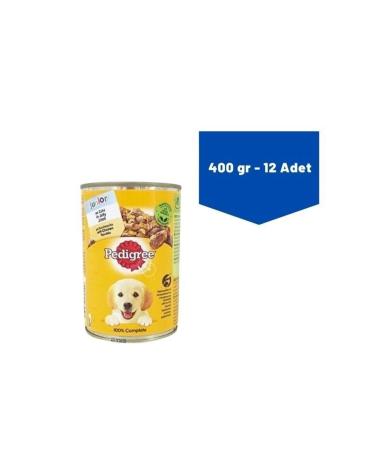 Pedigree Junior Chicken Canned Dog Food 400 Gr X 12 Pieces