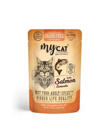 My Cat Mycat Salmon Pouch 85gr 24 pieces