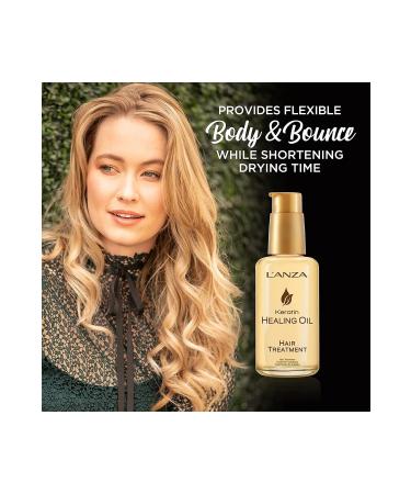 L'anza Keratin Healing Oil Strengthening Protein Hair Care Serum 100ml Sulfate Free - Buy Online on GoSupps.com