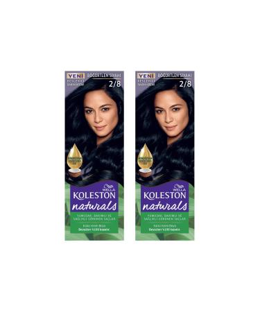 Wella Koleston Naturals Hair Dye 2/8 Black Berry 2 Pieces