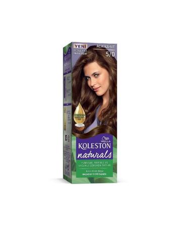 Wella Koleston Naturals Hair Dye 5/0 Light Brown 3 Pieces - Buy Online on GoSupps.com