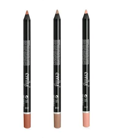 Golden Rose Emily Lip Pencil 3 's No: 203-208-211