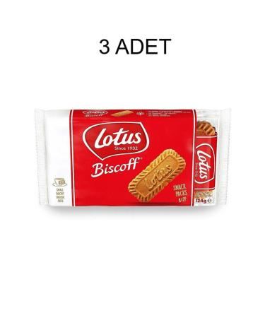 Lotus Biscoff Biscuits 124 Gr X 3 Pieces