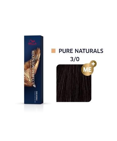 Wella Koleston Perfect Me+ 3/0 Pure Naturals Super Permanent Hair Dye 60 ml keyonline