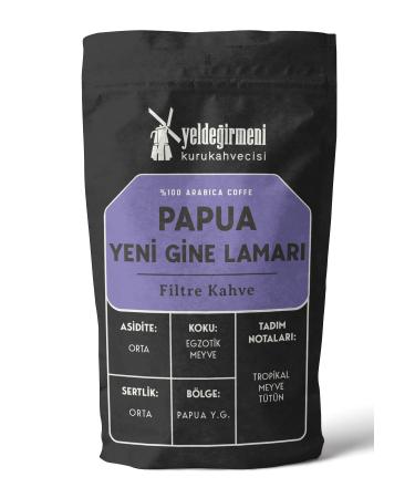 Yelde irmeni Kurukahvecisi Papua New Guinea Lamar Filter Coffee 500 Gr