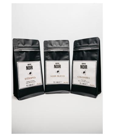 coffeenoir Noir Advantage Filter Coffee Package / Colombia Premium - Ethiopia Premium - Noir Filter Blend(250gr)