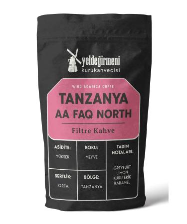 Yelde irmeni Kurukahvecisi Tanzania Aa Faq North Filter Coffee 250 gr