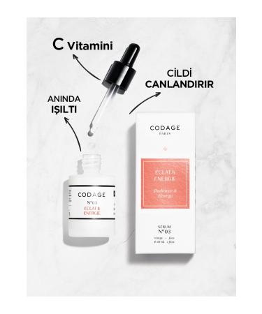 Codage Radiance & Energy Sparkle & Energy N 03 Serum 30 ML DK R N1267 - Buy Online on GoSupps.com