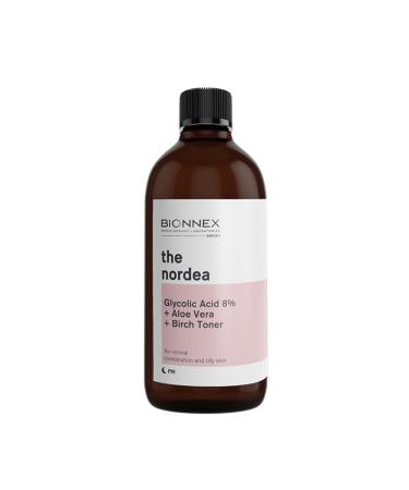 Bionnex The Nordea Glycolic Acid 8% + Aloe Vera + Birch Toner 100 Ml - Buy Online on GoSupps.com