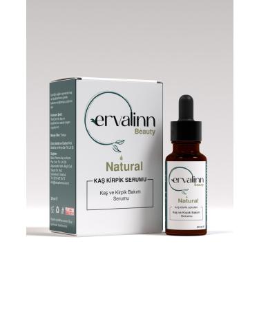 Ervalinn Natural Eyebrow Eyelash Serum Anti-Loss Nourishing Lengthening Strengthening 20 ml Lip Balm Gift - Buy Online on GoSupps.com
