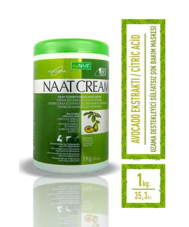 nuNAAT Hair Mask Containing Avacado Extract for Fine Slow Growing Hair 1 Kg