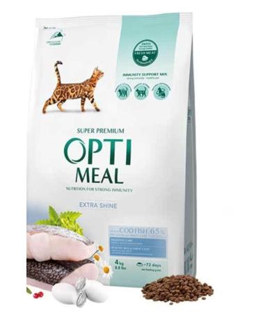 OptiMeal Cod Adult Cat Food 4 kg