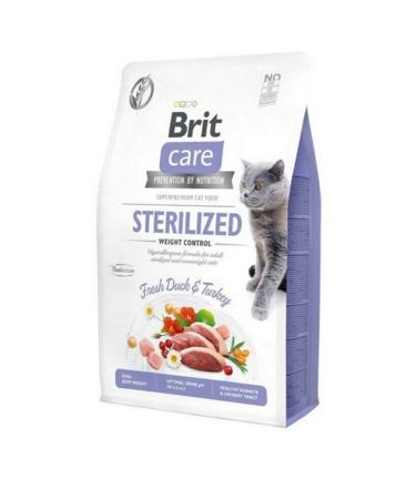 Brit Care Duck Sterilized Light Adult Cat Food 7 Kg