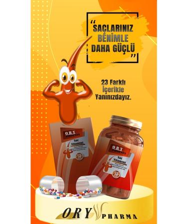 ORYPHARMA Hair Vitamin 30 Capsules - Buy Online on GoSupps.com