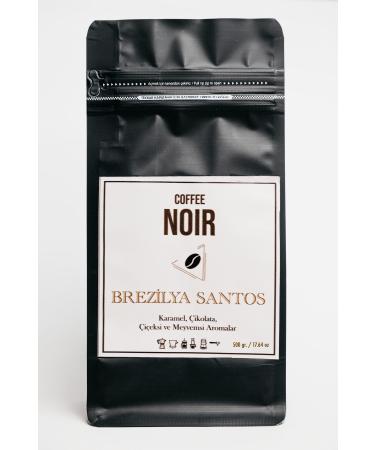 coffeenoir Brazil Santos Premium Ground / Bean Filter Coffee / 500gr.