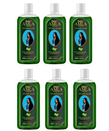 Dabur Amla Hair Care Oil Hair Growth Loss Fast Rescuer 6 Pieces 200 ml