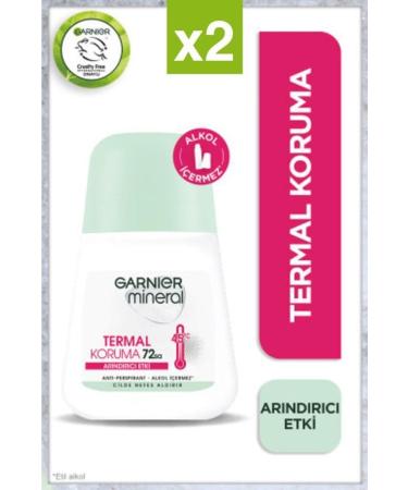 Garnier Mineral Thermal Protection Roll-on 50 Ml X2