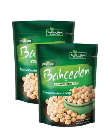 Peyman Bah eden Roasted Plump Black Sea Hazelnuts 160 Gr X 2 Pieces