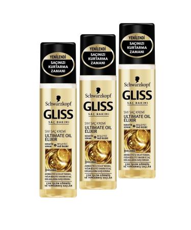 Gliss Ultimate Oil Elixir Liquid Hair Conditioner 200 ml x 3 Pieces